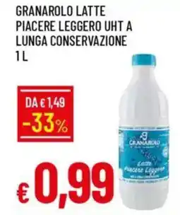 Galassia Granarolo latte piacere leggero uht a lunga conservazione offerta
