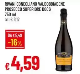 Galassia Rivani conegliano valdobbiadene prosecco superiore docg offerta