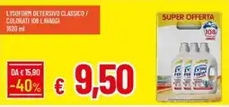Galassia Lysoform detersivo classico / colorati 108 lavaggi offerta