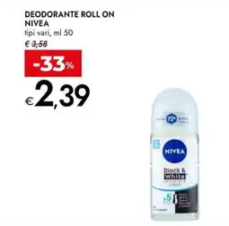 Bennet Deodorante roll on NIVEA offerta