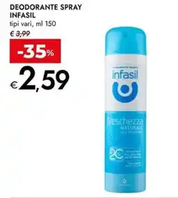 Bennet Deodorante spray INFASIL offerta