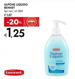 Bennet Sapone liquido BENNET offerta