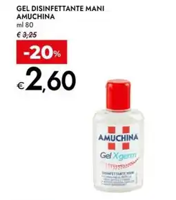 Bennet Gel disinfettante mani AMUCHINA offerta