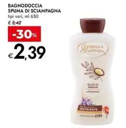 Bennet Bagnodoccia SPUMA DI SCIAMPAGNA offerta