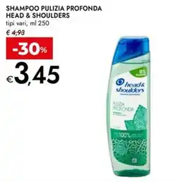 Bennet Shampoo pulizia profonda HEAD & SHOULDERS offerta