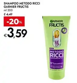 Bennet Shampoo metodo ricci GARNIER FRUCTIS offerta