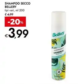 Bennet Shampoo secco BELLERY offerta