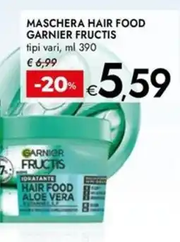 Bennet Maschera hair food GARNIER FRUCTIS offerta