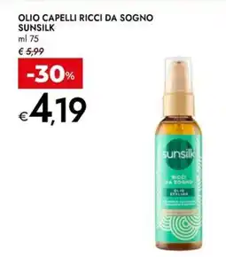 Bennet Olio capelli ricci da sogno SUNSILK offerta
