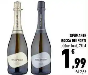 Conad Spumante Rocca Dei Forti Dolce Brut 75 cl offerta