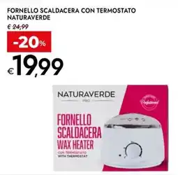 Bennet Fornello scaldacera con termostato NATURAVERDE offerta