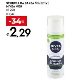 Bennet Schiuma da barba sensitive NIVEA MEN offerta