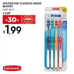 Bennet Spazzolino classico medio BENNET offerta