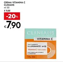 Bennet Crema vitamina c CLINIANS offerta