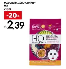 Bennet Maschera zero-gravity HQ offerta