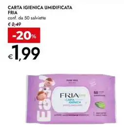 Bennet Carta igienica umidificata FRIA offerta