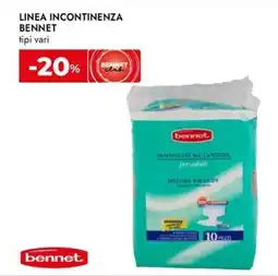 Bennet Linea incontinenza BENNET offerta