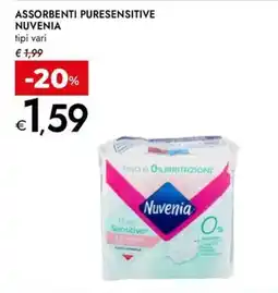 Bennet Assorbenti puresensitive NUVENIA offerta
