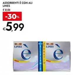 Bennet Assorbenti è con ali LINES offerta