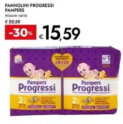 Bennet Pannolini progressi PAMPERS offerta