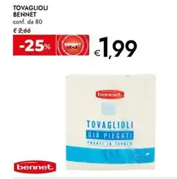 Bennet Tovaglioli BENNET offerta