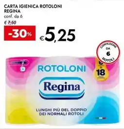 Bennet Carta igienica rotoloni REGINA offerta