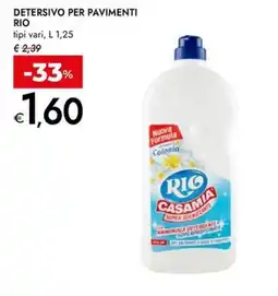 Bennet Detersivo per pavimenti RIO offerta