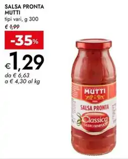 Bennet Salsa pronta MUTTI offerta