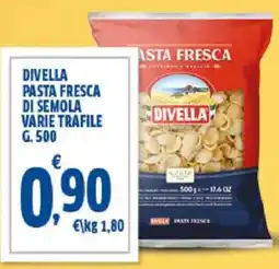 Sigma DIVELLA PASTA FRESCA di semola varie trafile offerta