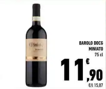 Conad Miniato Barolo DOCG 75 cl offerta