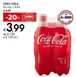 Bennet Coca cola offerta