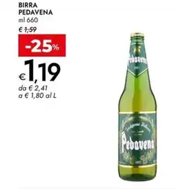 Bennet Birra PEDAVENA offerta