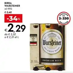 Bennet Birra WARSTEINER offerta