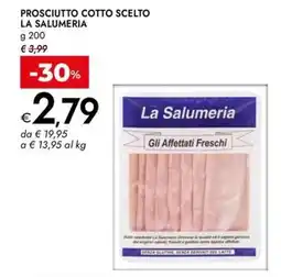 Bennet Prosciutto cotto scelto LA SALUMERIA offerta