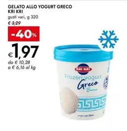 Bennet Gelato allo yogurt greco KRI KRI offerta