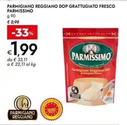 Bennet Parmigiano reggiano dop grattugiato fresco PARMISSIMO offerta