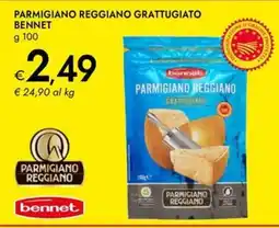 Bennet Parmigiano reggiano grattugiato BENNET offerta
