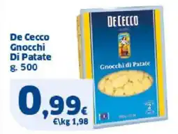 Sigma De Cecco Gnocchi Di Patate offerta