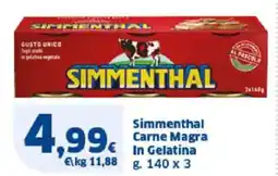 Sigma Simmenthal Carne Magra In Gelatina offerta