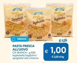 MD Discount Pasta fresca all'uovo CA' BIANCA offerta