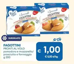 MD Discount FAGOTTINI PRONTI AL VOLO pomodoro e mozzarella/ prosciutto e formaggio offerta