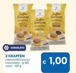 MD Discount 2 KRAPFEN crema/albicocca/ cioccolato - vuoti offerta