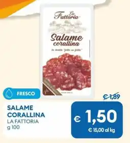 MD Discount Salame corallina LA FATTORIA offerta