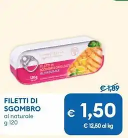 MD Discount FILETTI DI SGOMBRO al naturale offerta