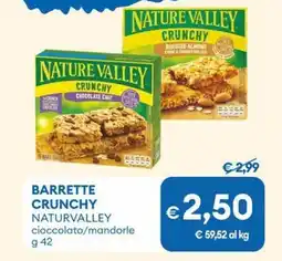 MD Discount BARRETTE CRUNCHY NATURVALLEY cioccolato/mandorle offerta