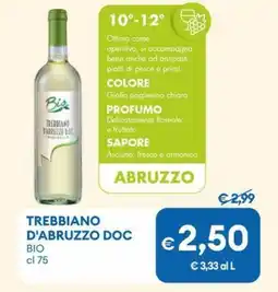 MD Discount Trebbiano d'abruzzo doc BIO offerta