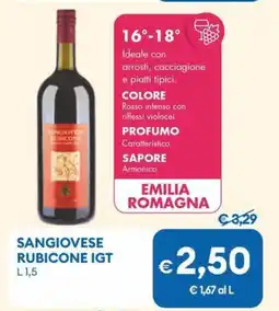 MD Discount Sangiovese rubicone igt offerta