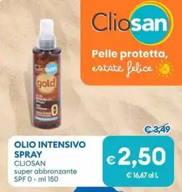 MD Discount Olio intensivo spray CLIOSAN offerta