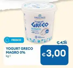 MD Discount Pavlakis yogurt greco magro 0% offerta