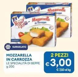 MD Discount Mozzarella in carrozza LE SPECIALITÀ DI BEPPE offerta